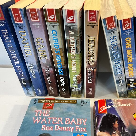 Lot of 17 "Harlequin Super Romance" Paperback Novels - Good condition! - Picture 2 of 6